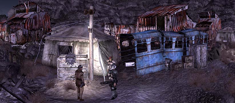 Fallout New Vegas Panorama Camp Forlorn Hope